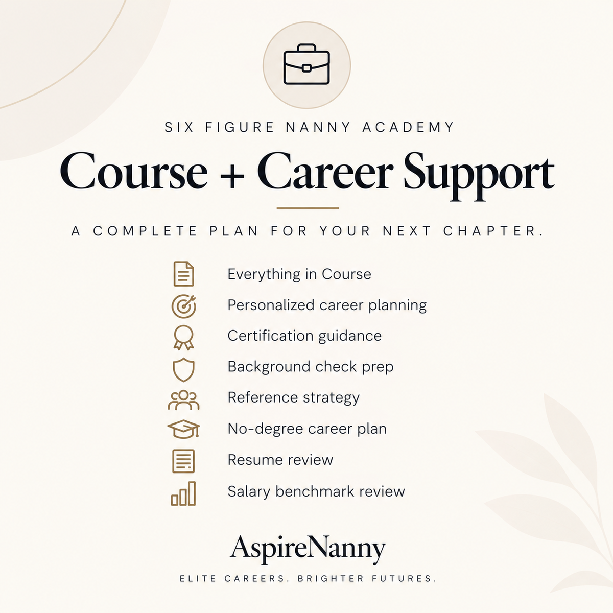 Course + Career Support